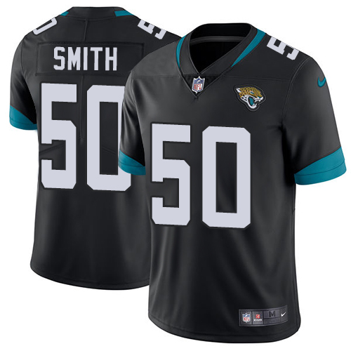 Nike Jacksonville Jaguars #50 Telvin Smith Black Team Color Men Stitched NFL Vapor Untouchable Limited Jersey->jacksonville jaguars->NFL Jersey